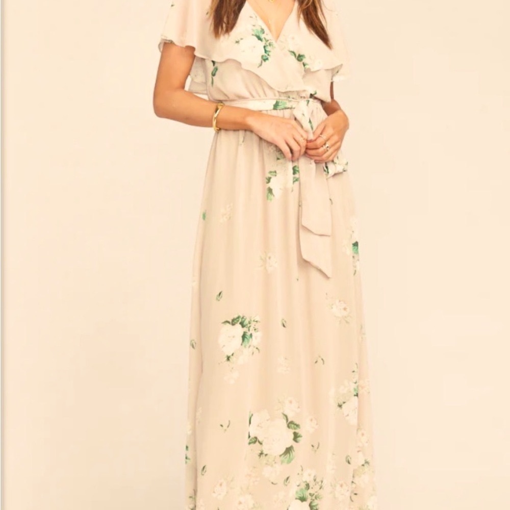 Show Me Your MuMu Plus Size Audrey Maxi Dress Bouquet Toss sz.XXL